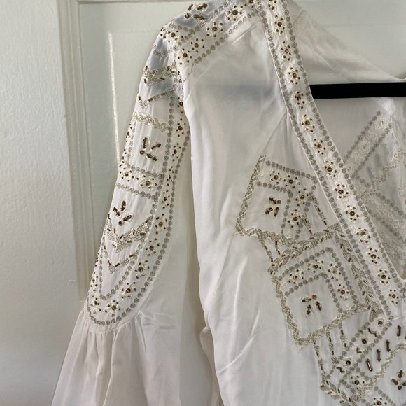 SAHU || BEADED HIPPIE BLOUSE - Picture 5 of 7
